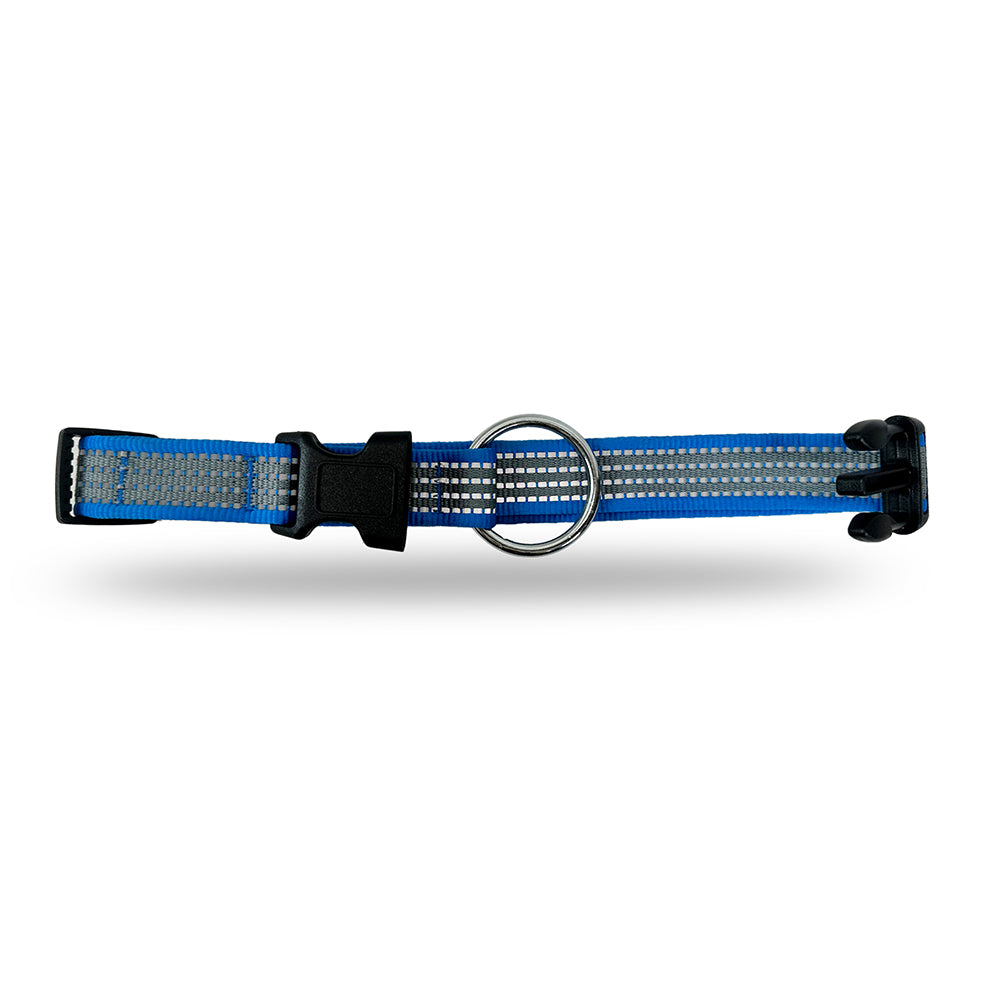 Tails Nation Reflective Bright Blue Collar For Your Furry Friend
