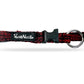 Tails Nation Black & Maroon Super Comfy Melange Collar for your Pooch