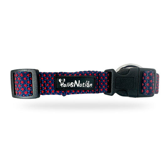 Tails Nation Club Blue & Red Collar For Your Furry Friend