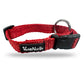 Tails Nation Dark Patle Red Super Comfy Melange Collar for your Pooch