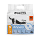 FOFOS Diaper Male Dog S 12pcs (Waist Size 19-37cm)