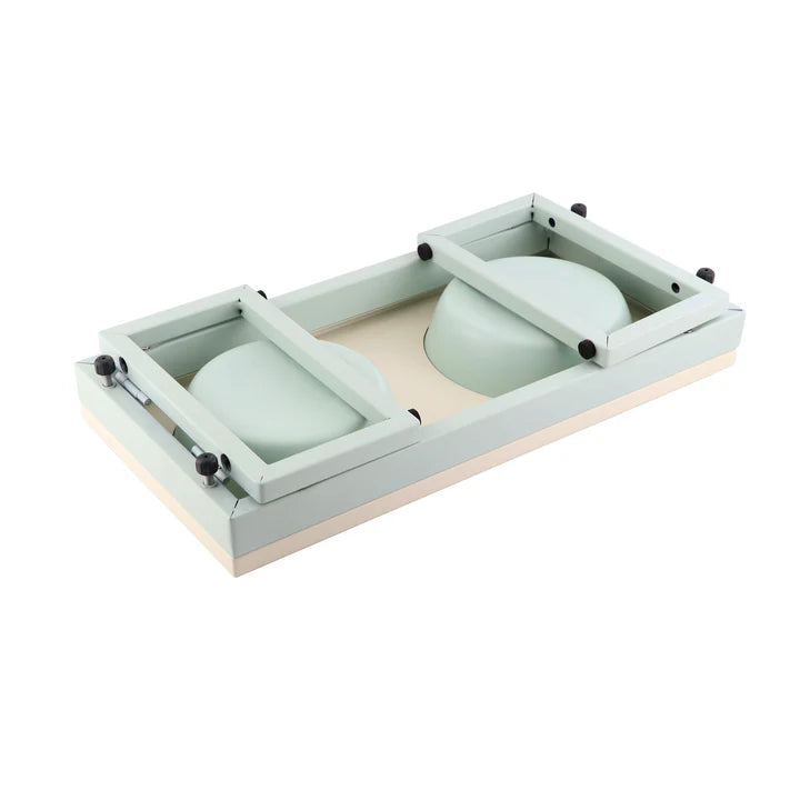 Pawpourri UV Pattern Metal Foldable Leg Dinner Set For Dogs