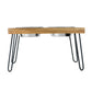 Pawpourri Elevated Acacia Wooden Double Diner For Dog I Size  8.3 (D), 22" (L) x 12" (W) x 12.2" (H)