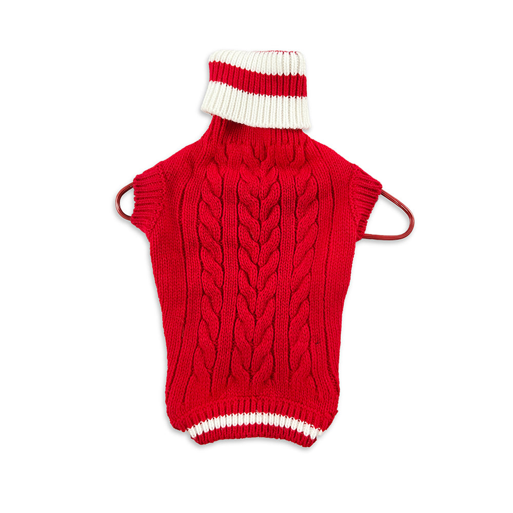 Tails Nation High Neck Sweater - Red Colors | Warm and Cozy (Slight Variation Can be Observed)