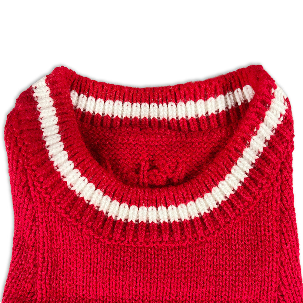 Tails Nation High Neck Sweater - Red Colors | Warm and Cozy (Slight Variation Can be Observed)