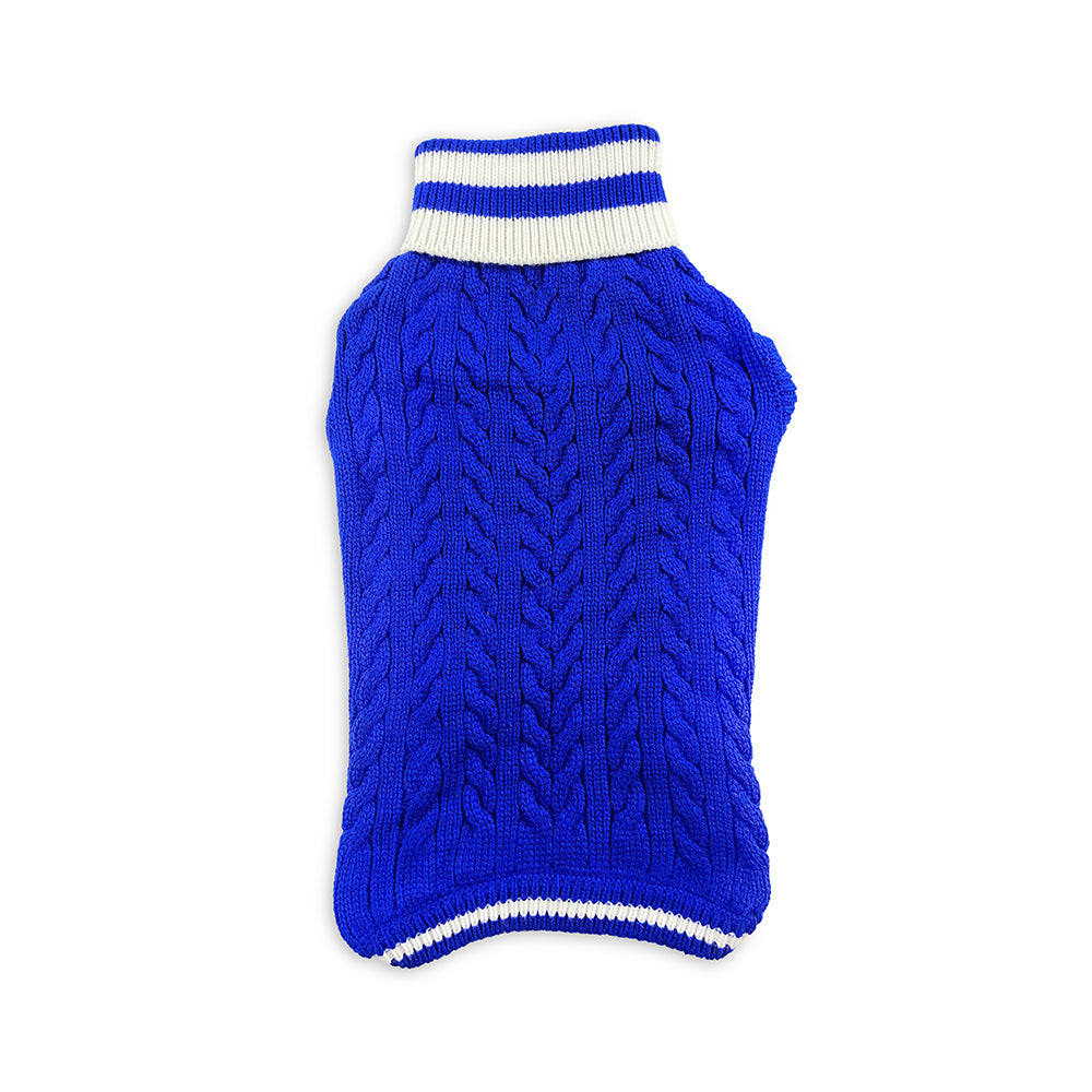 Tails Nation High Neck Royal Blue - Maroon Colors | Warm and Cozy (Slight Variation Can be Observed)