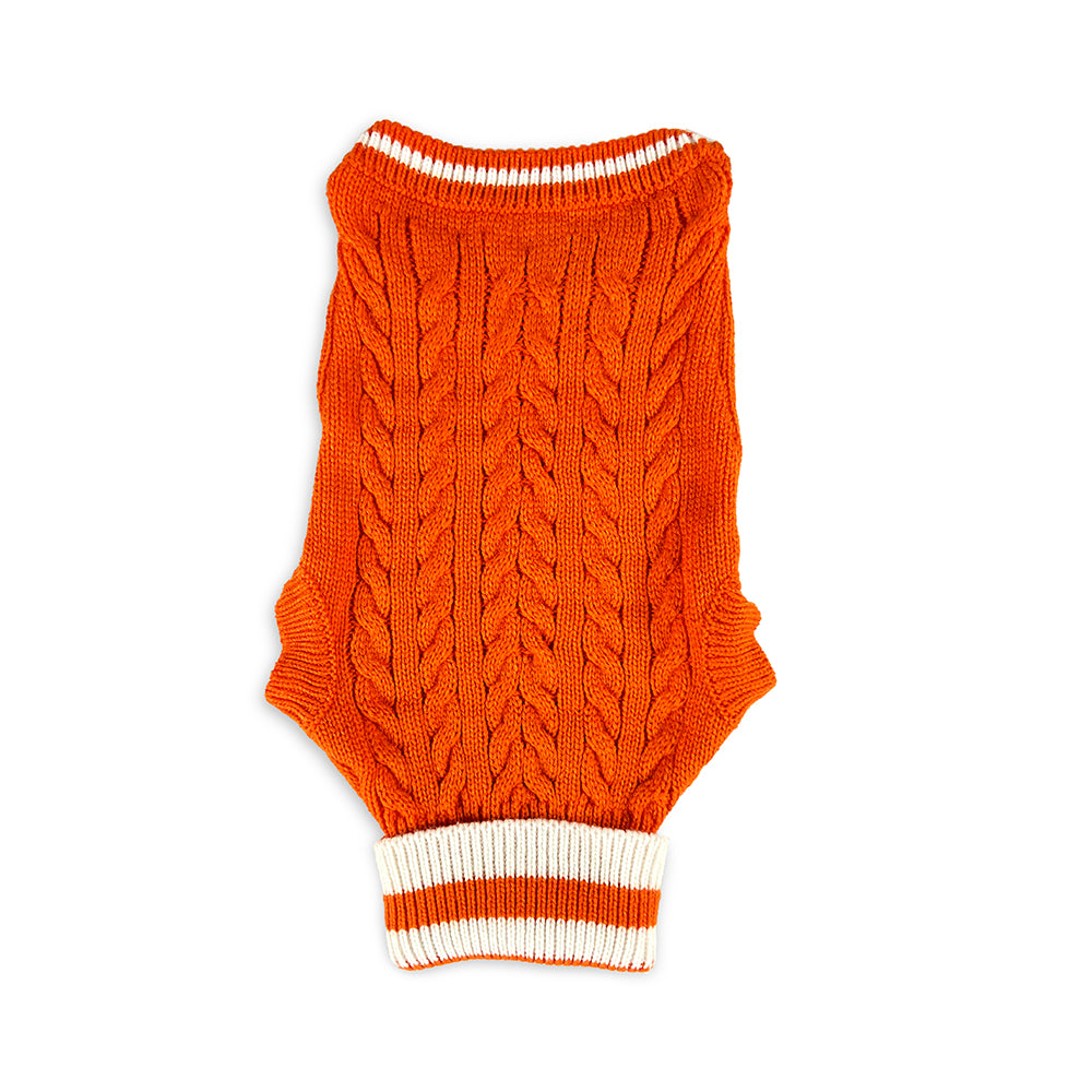 Tails Nation High Neck Sweater - Orange Colors | Warm and Cozy