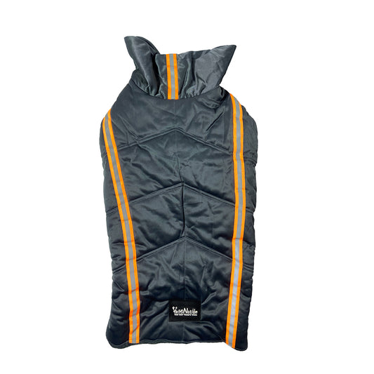 Tails Nation Reflector Jacket with Chain Grey | Warm and Comfy | Best for Hiking and Travel