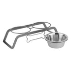 Pawpourri Dual Curved Diner I  Size 3.4" (L) x 6.7" (W) x 4" (H) I Bowl Size: 800ml each bowl