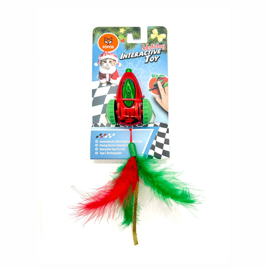 FOFOS Holiday Red Interactive Car 10.5 x 3.5 x 19cm