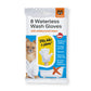 FOFOS 8 Waterless Wash Gloves with antibacterial Lotion For Dogs & Cats