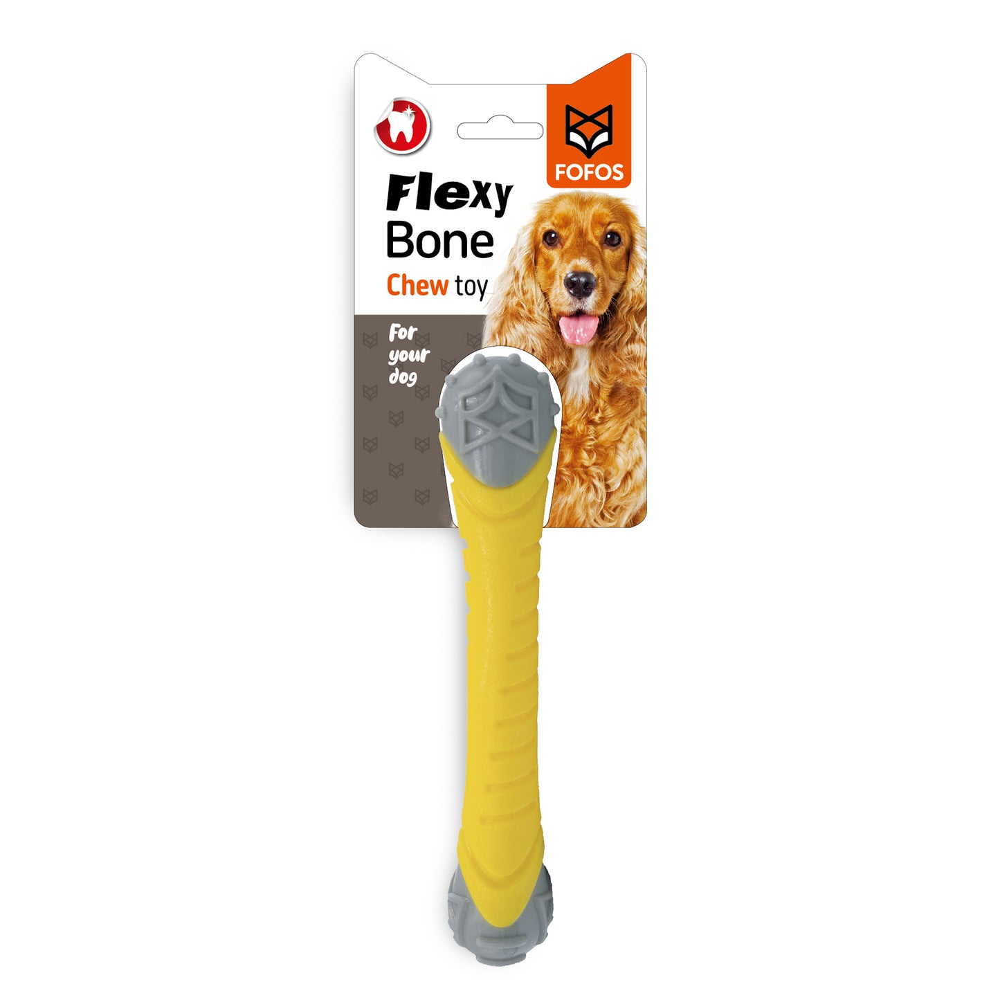 FOFOS Flexy Bone Chew Toy For Dogs