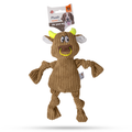 FOFOS Fluffy Cow Brown Dog Toy 30 x 26.5 x 7 cm