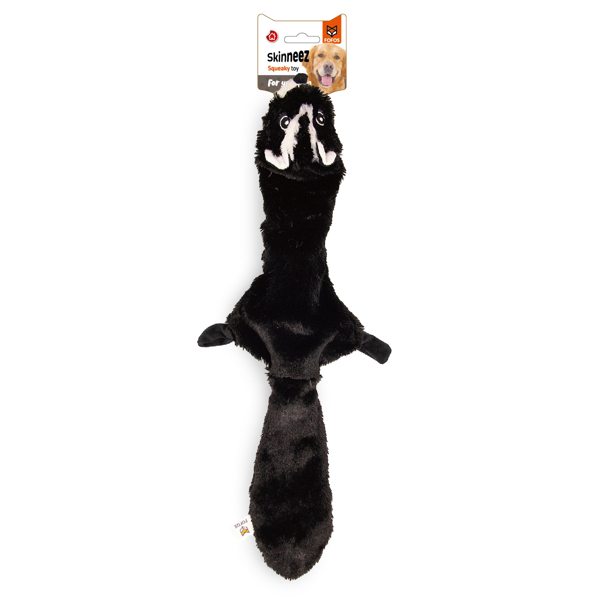 FOFOS Dog Toy Skinneez Skunk 58 x 22 x 3.5 cm