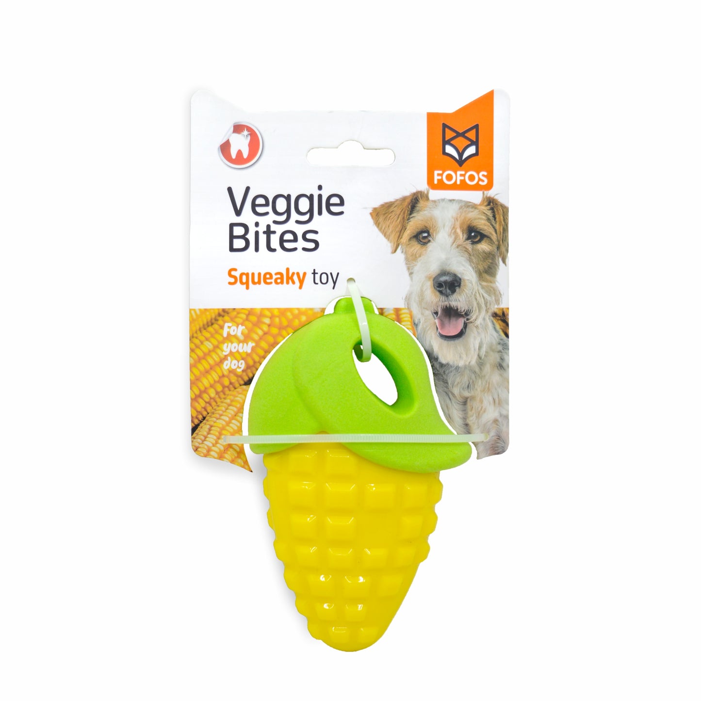 FOFOS Vegi-Bites Corn Dog Toy  14 x 8 x 5 cm Large