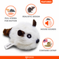 FOFOS Pull String Mouse White Cat Toy 13 x 5.5 x 4 cm