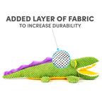 FOFOS Barkbutler Aly The Gator Dog Toy 45 x 7 x 7cm