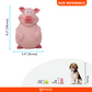 FOFOS Latex Bi Pig Toy For Dogs