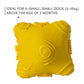 Barkbutler Just A Snitch Yellow 5 cm x 4.5 cm x 4.3 cm