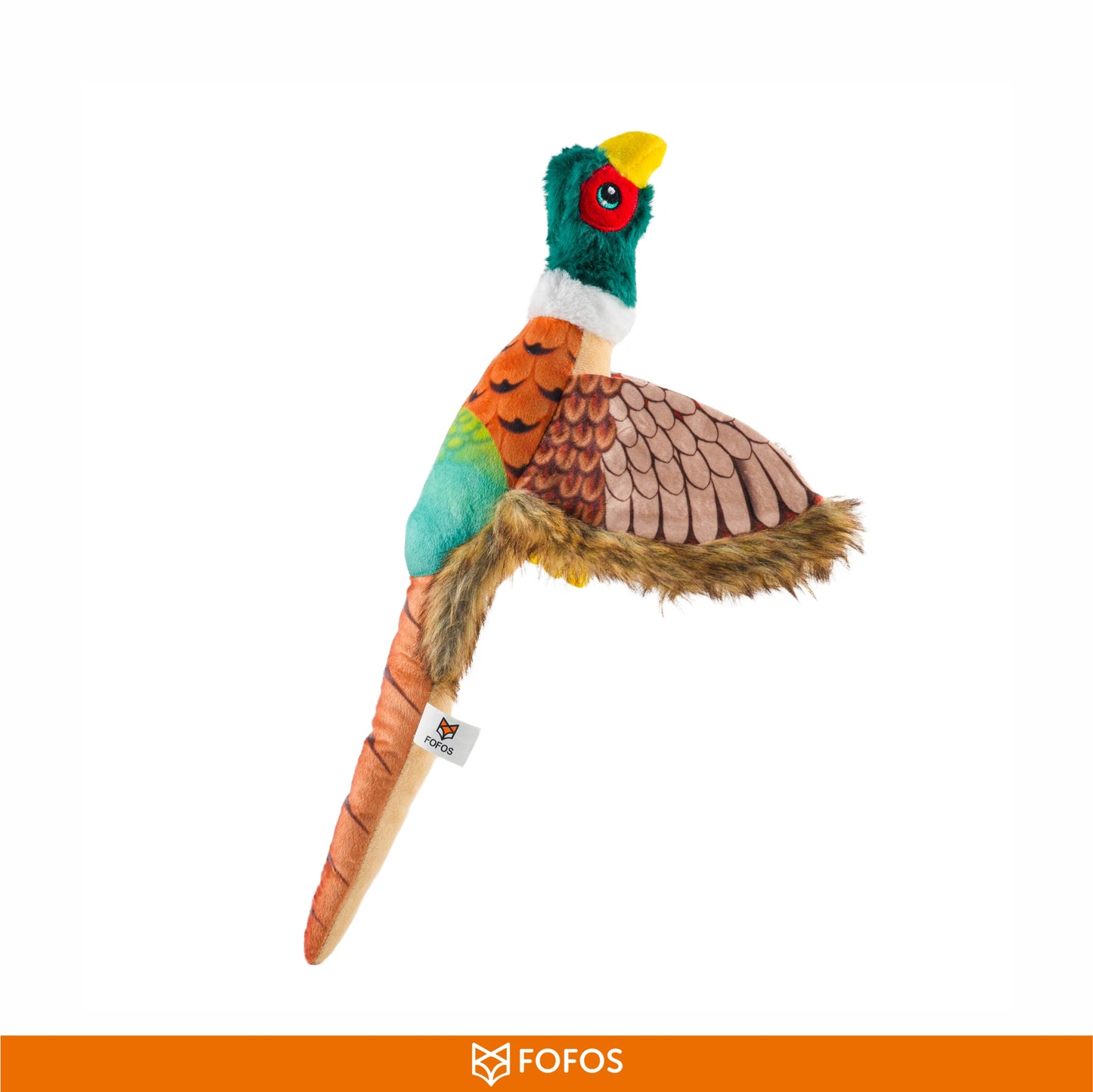 FOFOS Plush Pheasant Dog Toy 45 x 9 x 5 cm