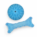 FOFOS Milk Bone & Ball Blue 11 x 4.5 x 2 cm & 6.5 Dia