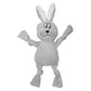 FOFOS Fluffy Rabbit Grey Dog Toy 35 x 23 x 6.5 cm