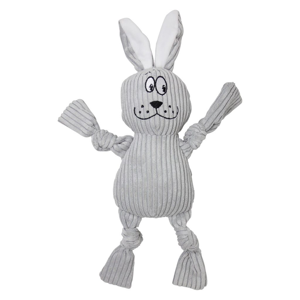 FOFOS Fluffy Rabbit Grey Dog Toy 35 x 23 x 6.5 cm