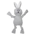 FOFOS Fluffy Rabbit Grey Dog Toy 35 x 23 x 6.5 cm