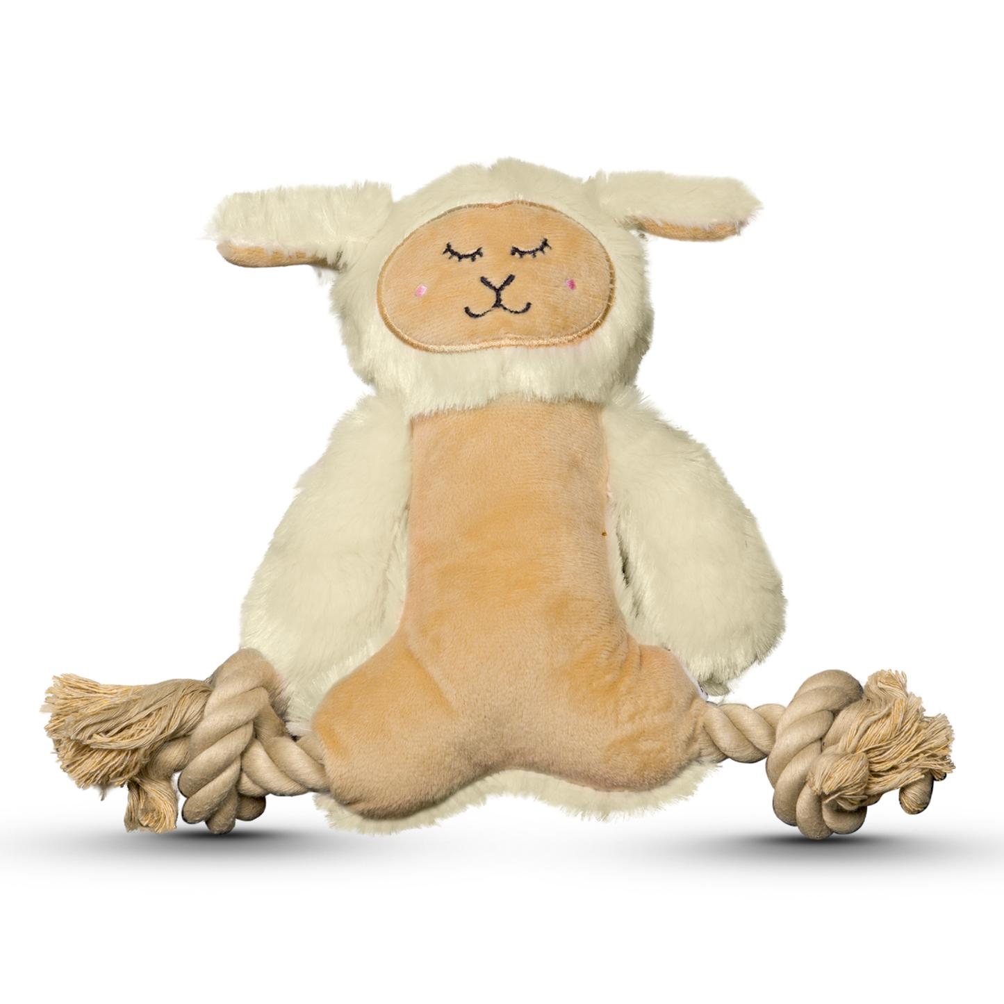 FOFOS Ropeleg Plush Sheep Dog Toy 29 x 15 x 5.5 cm