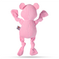 FOFOS Fluffy Pig Pink Dog Toy 31.5 x 29 x 9 cm