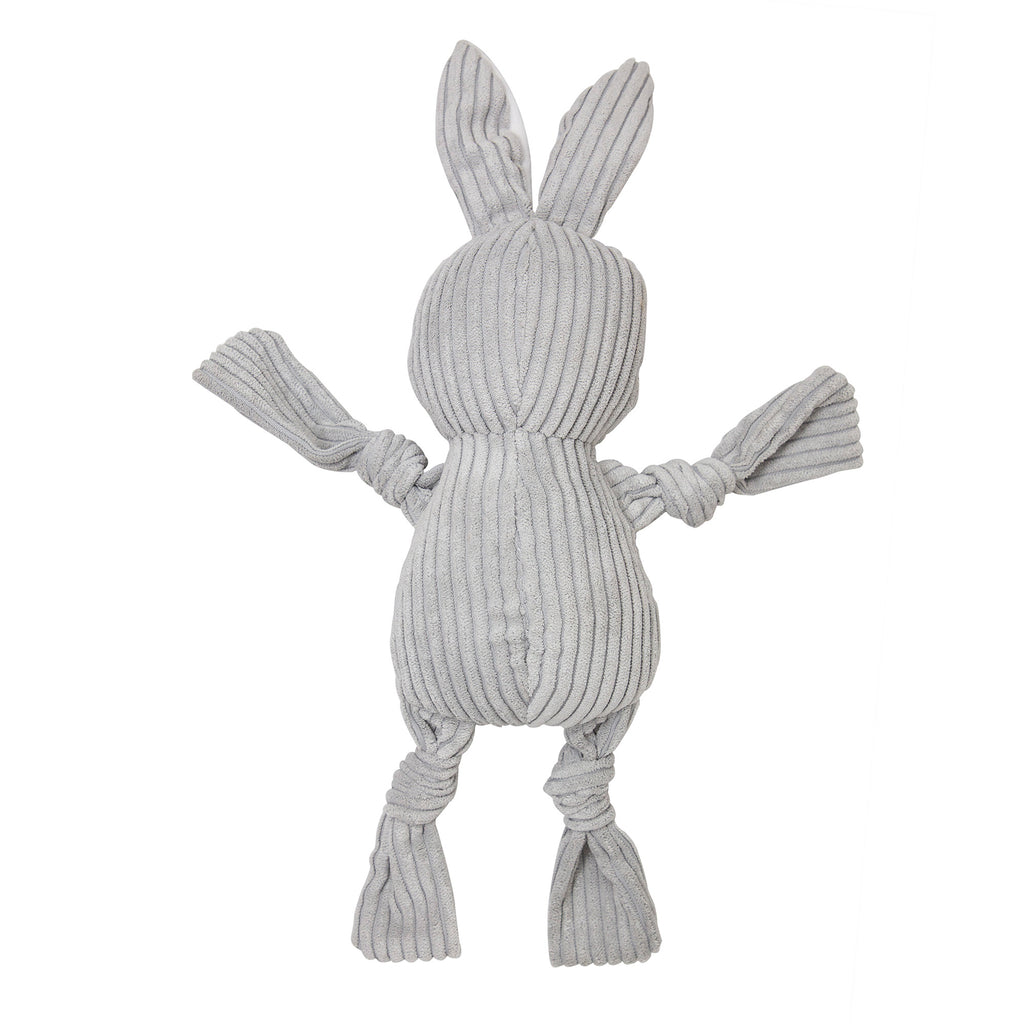 FOFOS Fluffy Rabbit Grey Dog Toy 35 x 23 x 6.5 cm