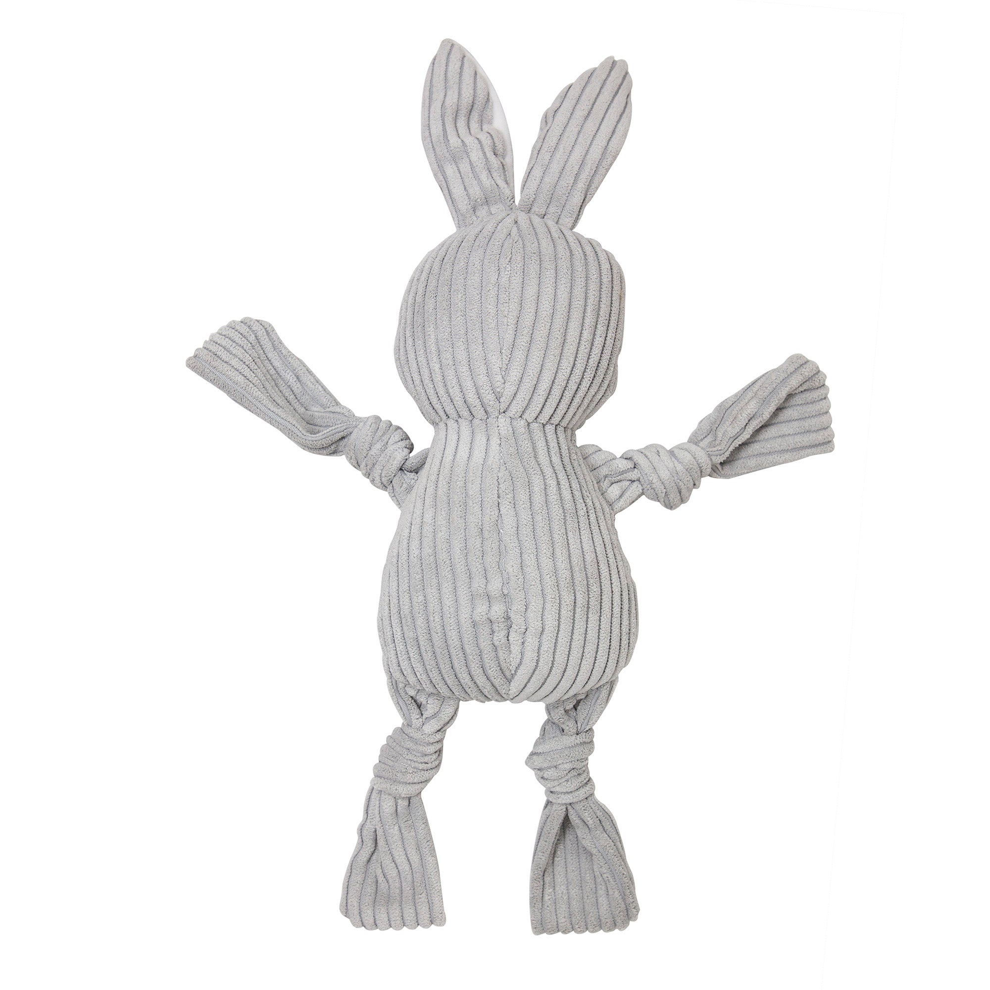 FOFOS Fluffy Rabbit Grey Dog Toy 35 x 23 x 6.5 cm