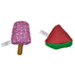 FOFOS Summer Cat Toy Watermelon with Popsicle