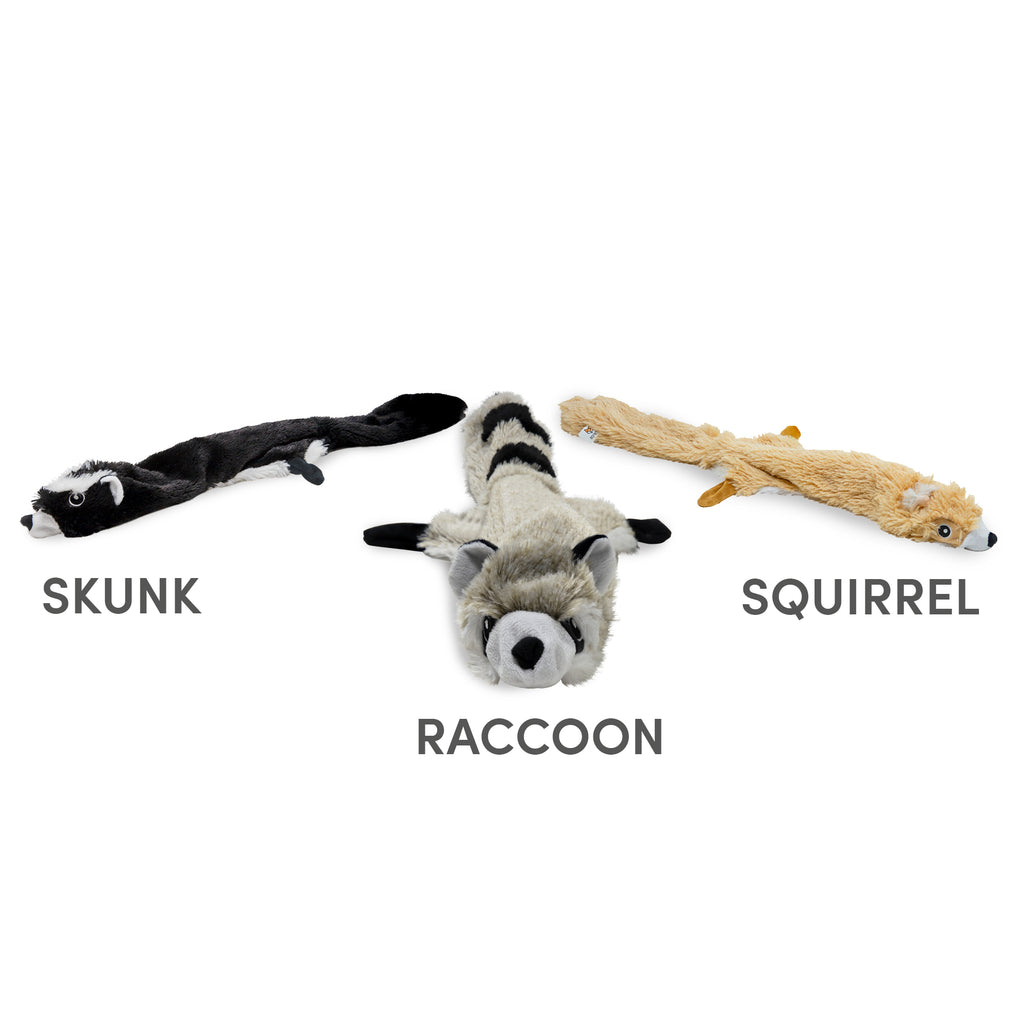 FOFOS Dog Toy Skinneez Squirrel 58 x 22 x 3.5 cm