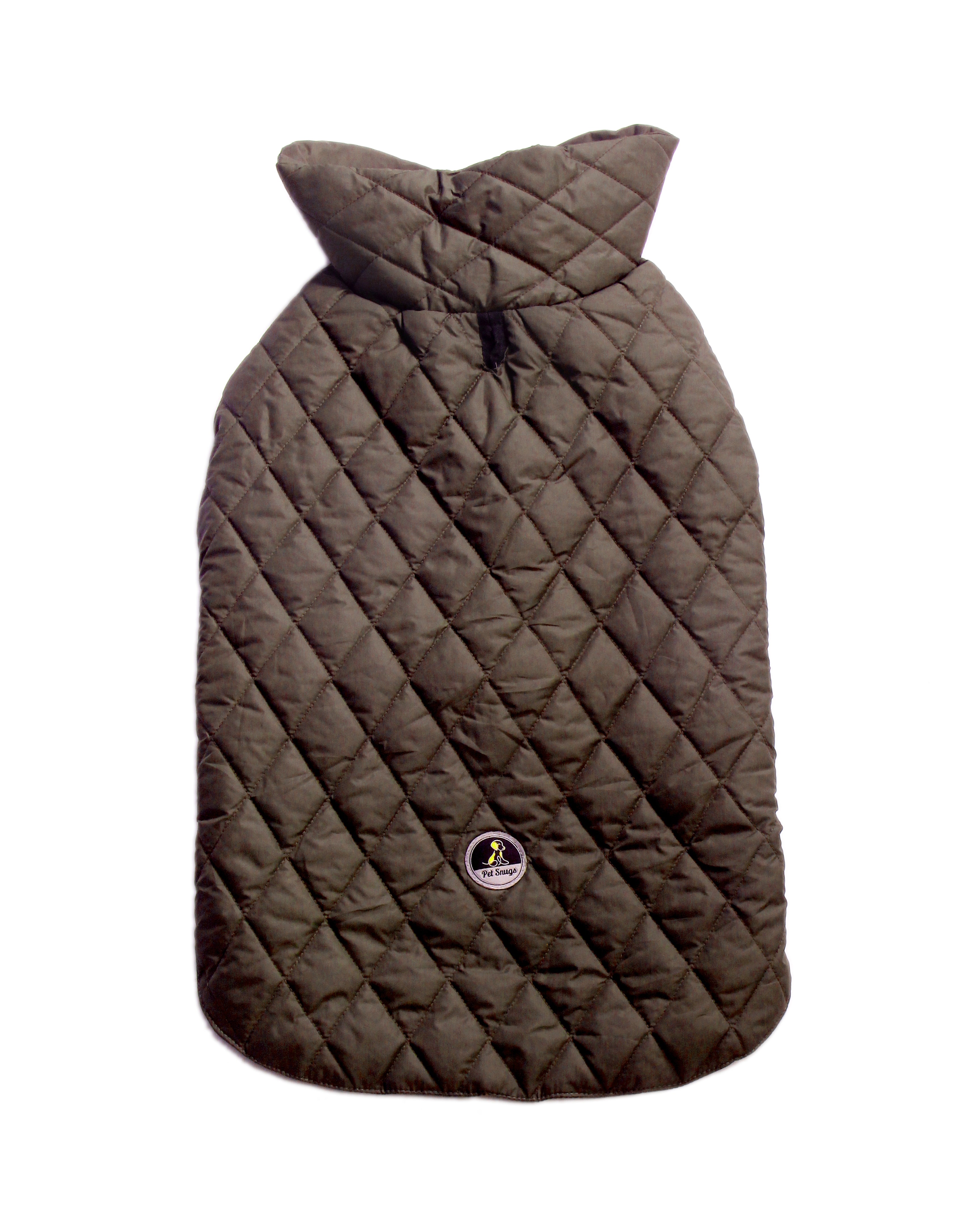 Pet Snugs Water-Resistant Top & Soft Cotton Lining Jacket For Your Furry Friend Olive Green