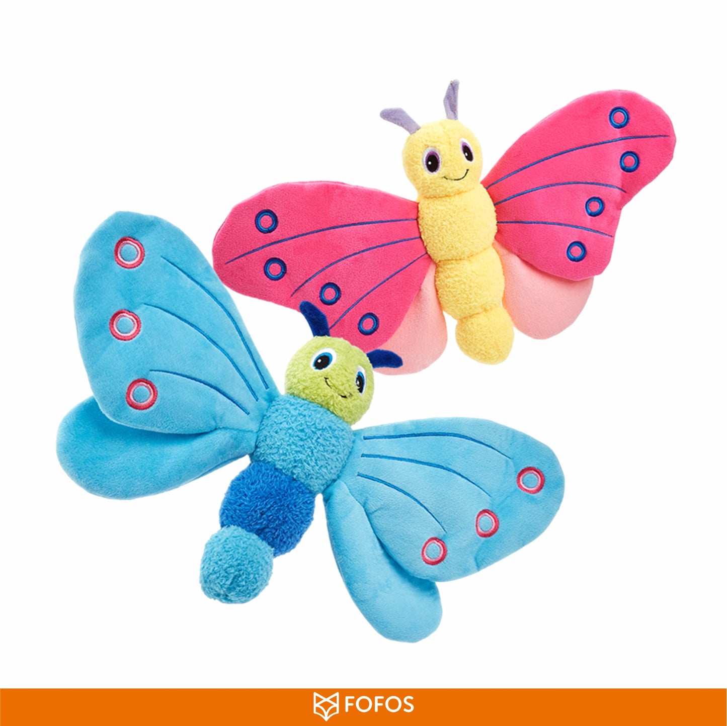 FOFOS Jumbo Butterfly Blue Dog Toy 48 x 10 x 28 cm