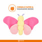 FOFOS Jumbo Butterfly Pink Dog Toy 48 x 10 x 28 cm