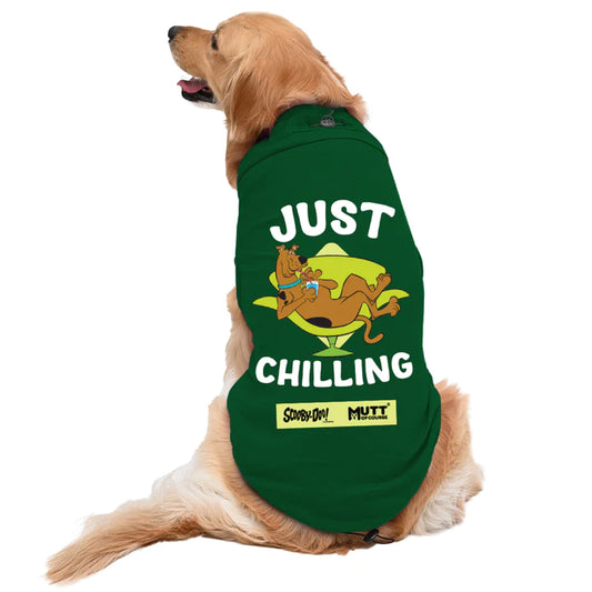 Mutt of Course Scooby Doo Just Chilling T-Shirt For Dogs
