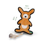Beco Recycled Rough & Tough Kangaroo Dog Toy