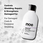 Moe Puppy Keratin+ Cruelty Free and Plant Based Formula Shampoo For Dogs & Cats 300ml