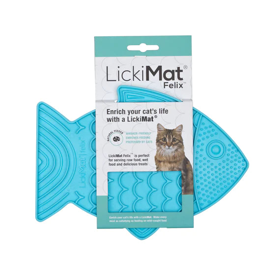 LickiMat Felix Slow Feeder For Cat 22x0.70x16cm