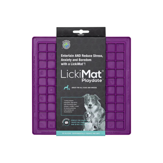 LickiMat Playdate Slow Feeder For Dog 20x1x20cm