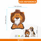 FOFOS Safari Line Lion Dog Toy 26 x 19 x 6cm