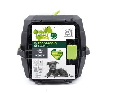 M-Pets Eco Giro (22.5") IATA Approved Pet Transport Carrier for Dogs & Cats | Size: 57.2x36.5x32.7cm| Holds upto 9kg