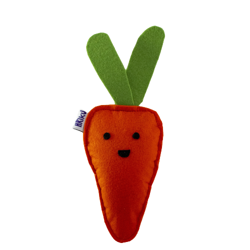 Hriku Catnip Toy Sumulak Carrot Orange M