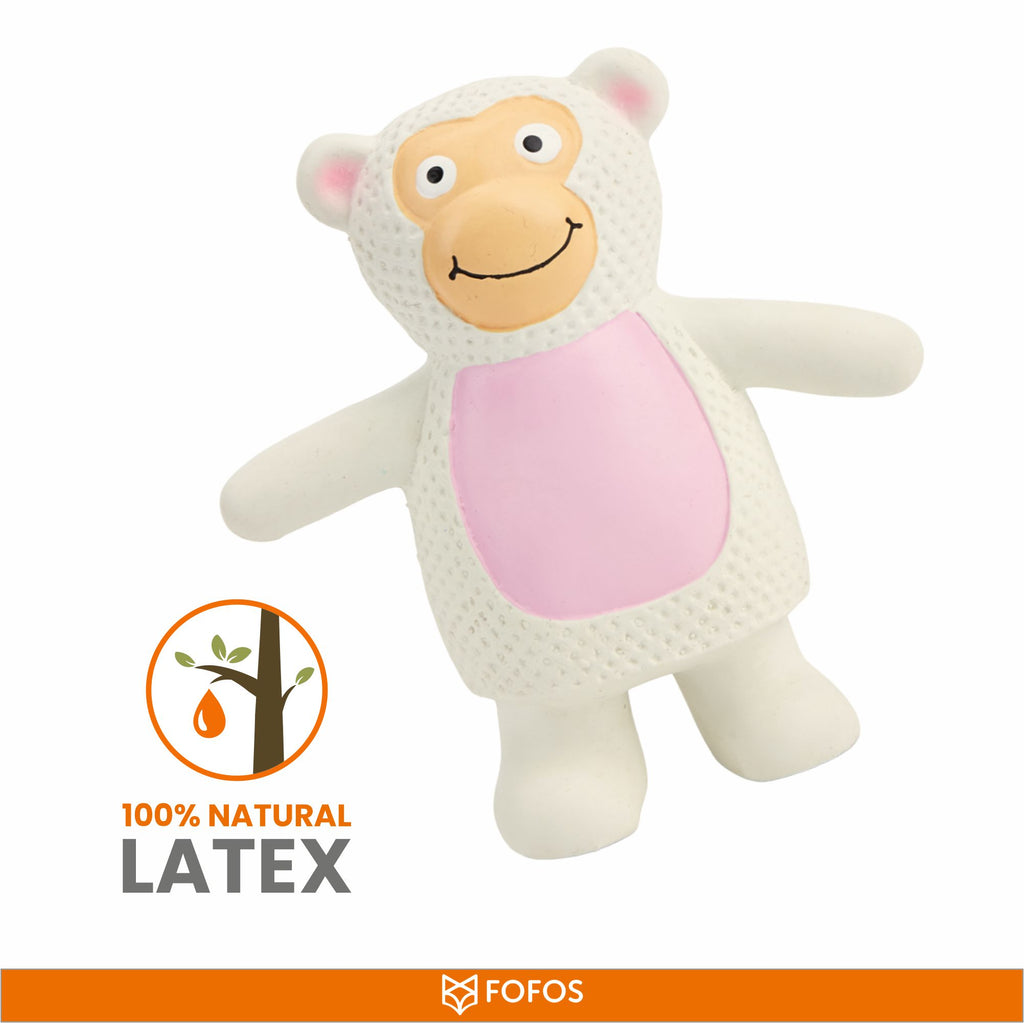 FOFOS Latex Toy Monkey 12.5 x 12 x 6 cm