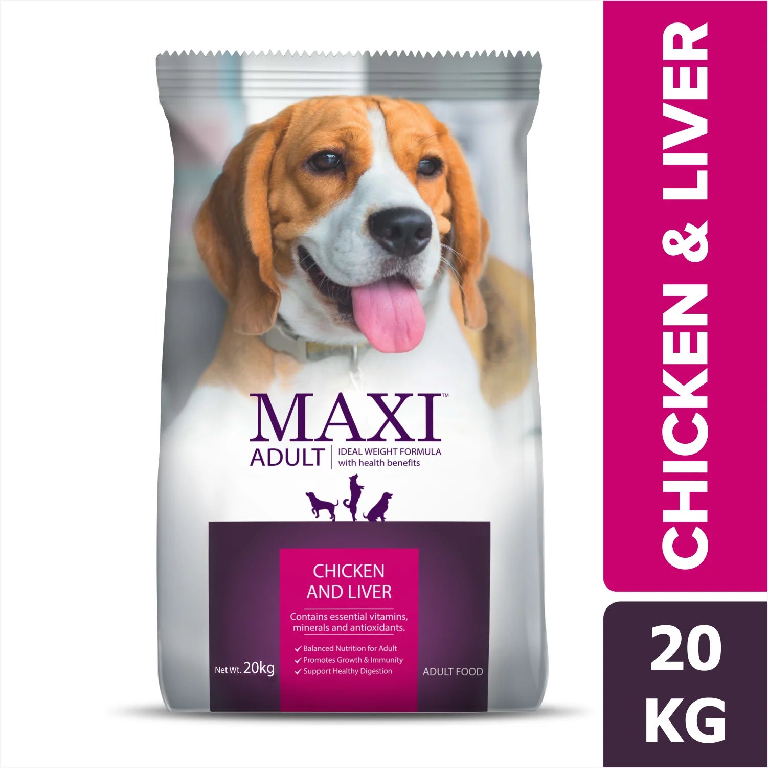 Drools Maxi Adult Dry Dog Food Chicken and Liver 20kg