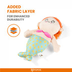FOFOS Sealife Toy Mermaid Dog Toy 16 x 9x30 cm