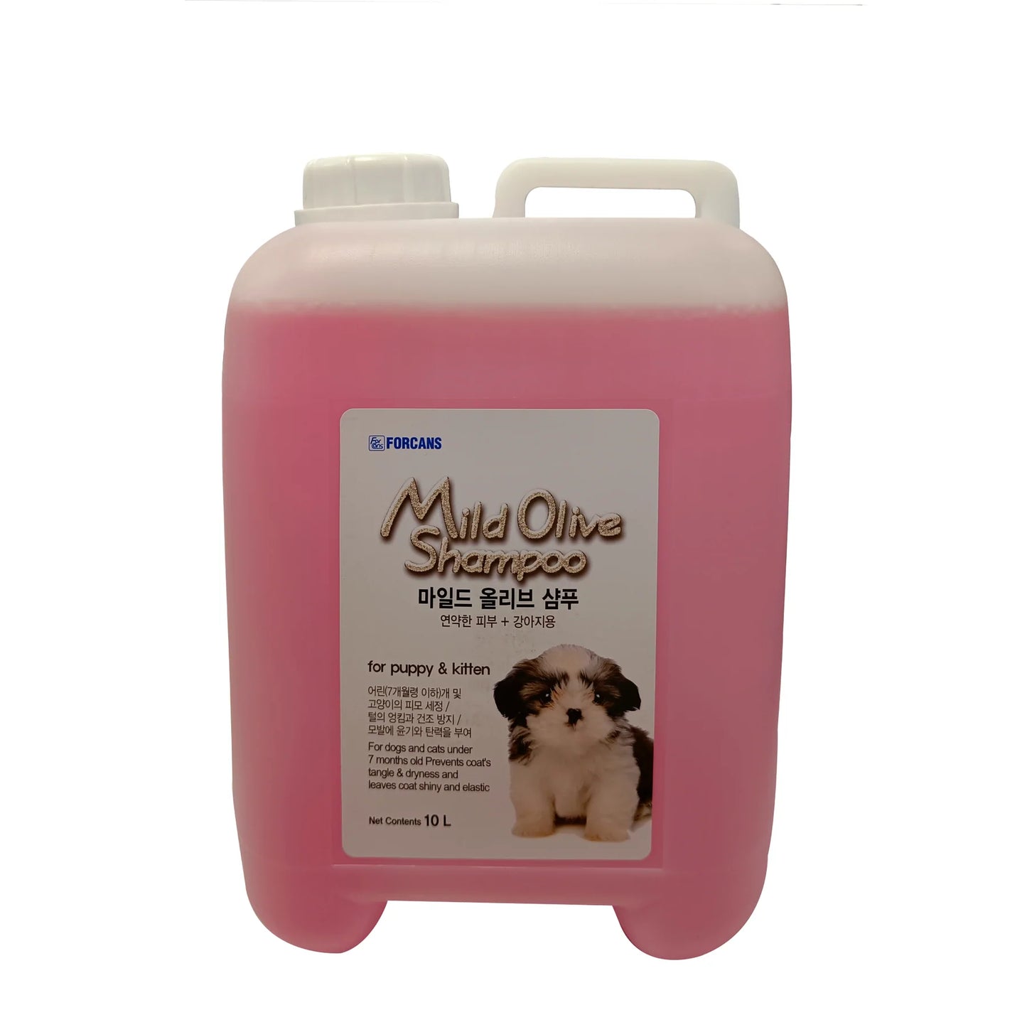 Forbis Mild Olive Shampoo for Puppies & Kittens 10litre