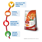 Farmina N&D Pumpkin Chicken & Pomegranate Grain Free Puppy Starter All Breed 2.5kg